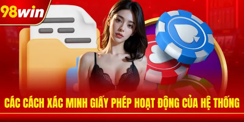Các cách xác minh giấy phép hoạt động của hệ thống